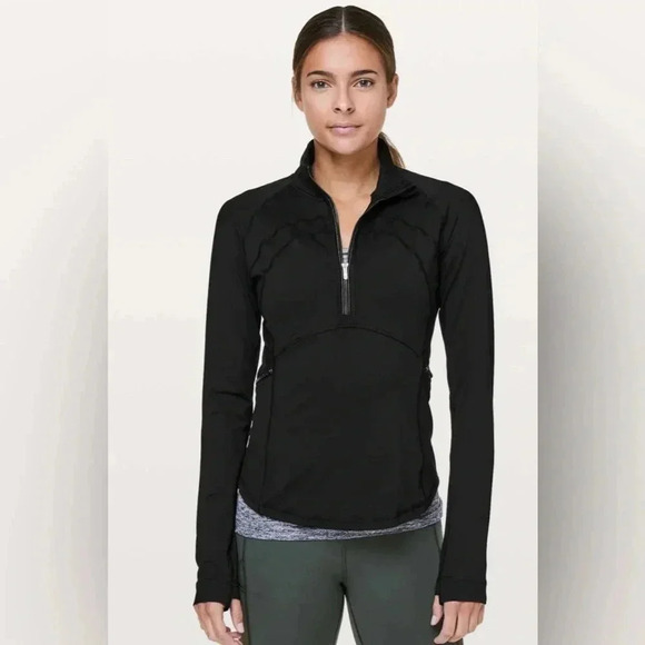 Lululemon Front Of The Pack 1/2 Zip size 4 - Picture 1 of 7